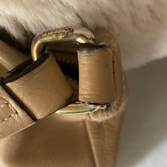 Coach Beige Leather Shoulder Bag - Picture 10 of 10